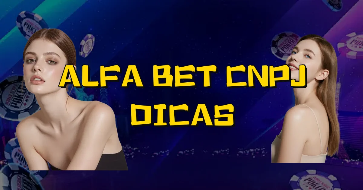 Alfa Bet Cnpj Dicas Oficial