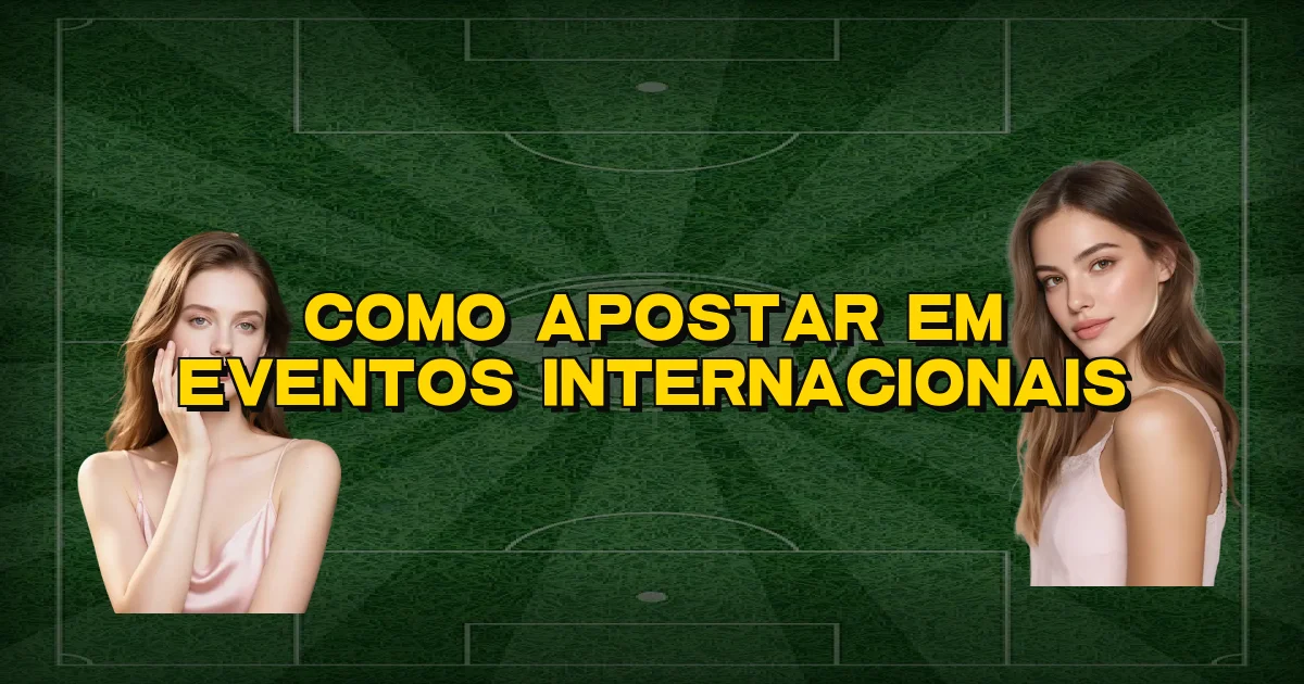 Como Apostar Em Eventos Internacionais Oficial